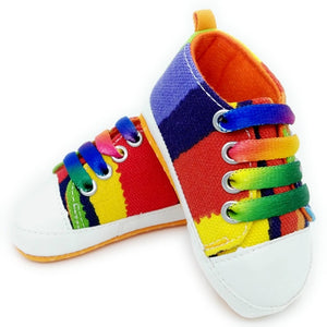 New Canvas Baby Sneaker Sport Shoes For Girls Boys Newborn Shoes Baby Walker Infant Toddler Soft Bottom Anti-slip First Walkers