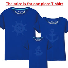 Load image into Gallery viewer, 1Piece Summer Family Matching Clothes New Family Look Anchor T Shirts Father Mother Kids Cartoon Outfits Family Matching Clothes