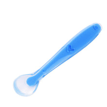 Load image into Gallery viewer, baby spoons feeding dishes Tableware for children flatware cutlery colher spoon silicone tools-for-patchwork lot soup ladle