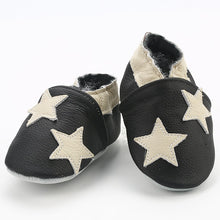 Load image into Gallery viewer, [simfamily]Skid-Proof Baby Shoes Soft Genuine Leather Baby Boys Girls Infant Shoes Slippers 0-6 6-12 12-18 18-24 First Walkers