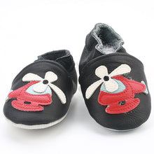Load image into Gallery viewer, [simfamily]Skid-Proof Baby Shoes Soft Genuine Leather Baby Boys Girls Infant Shoes Slippers 0-6 6-12 12-18 18-24 First Walkers