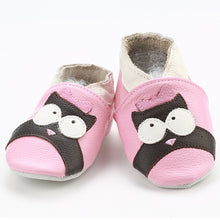 Load image into Gallery viewer, [simfamily]Skid-Proof Baby Shoes Soft Genuine Leather Baby Boys Girls Infant Shoes Slippers 0-6 6-12 12-18 18-24 First Walkers