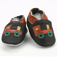 Load image into Gallery viewer, [simfamily]Skid-Proof Baby Shoes Soft Genuine Leather Baby Boys Girls Infant Shoes Slippers 0-6 6-12 12-18 18-24 First Walkers