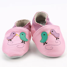 Load image into Gallery viewer, [simfamily]Skid-Proof Baby Shoes Soft Genuine Leather Baby Boys Girls Infant Shoes Slippers 0-6 6-12 12-18 18-24 First Walkers