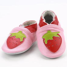 Load image into Gallery viewer, [simfamily]Skid-Proof Baby Shoes Soft Genuine Leather Baby Boys Girls Infant Shoes Slippers 0-6 6-12 12-18 18-24 First Walkers
