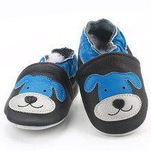 Load image into Gallery viewer, [simfamily]Skid-Proof Baby Shoes Soft Genuine Leather Baby Boys Girls Infant Shoes Slippers 0-6 6-12 12-18 18-24 First Walkers
