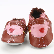 Load image into Gallery viewer, [simfamily]Newborn Boys Girls Soft Genuine Leather Antislip Baby Shoes First Walkers Baby Moccasins 0-24Months Carton Skid-Proof