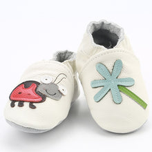 Load image into Gallery viewer, [simfamily]Newborn Boys Girls Soft Genuine Leather Antislip Baby Shoes First Walkers Baby Moccasins 0-24Months Carton Skid-Proof