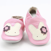 Load image into Gallery viewer, [simfamily]Newborn Boys Girls Soft Genuine Leather Antislip Baby Shoes First Walkers Baby Moccasins 0-24Months Carton Skid-Proof