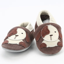Load image into Gallery viewer, [simfamily]Newborn Boys Girls Soft Genuine Leather Antislip Baby Shoes First Walkers Baby Moccasins 0-24Months Carton Skid-Proof