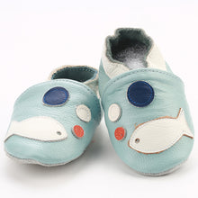 Load image into Gallery viewer, [simfamily]Newborn Boys Girls Soft Genuine Leather Antislip Baby Shoes First Walkers Baby Moccasins 0-24Months Carton Skid-Proof