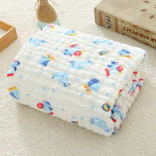 Load image into Gallery viewer, Muslin Swaddle Baby Blankets Swaddling 100% Cotton Swaddle Wrap for Newborn Babies 6 Layer Bath Towel Blanket Baby Bedding