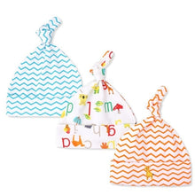 Load image into Gallery viewer, 3pcs/lot Baby Hats 100% cotton Printed Baby Hats &amp; Caps For 0-6 Months Newborn Baby Accessories KF268