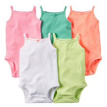 Load image into Gallery viewer, Baby Boys and Girls Clothing set 5pcs-Pack Short Sleeve Bodysuit for Bebes Boys and Girl Jumpsuit soft bebes Bodysuit Kids