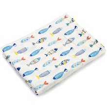 Load image into Gallery viewer, [simfamily] 1Pc Muslin 100% Cotton Baby Swaddles Soft Newborn Blankets Bath Gauze Infant Wrap sleepsack Stroller cover Play Mat