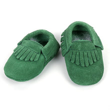 Load image into Gallery viewer, [simfamily]Skid-Proof Baby Shoes Soft Genuine Leather Baby Boys Girls Infant Shoes Slippers 0-6 6-12 12-18 18-24 First Walkers