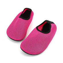 Load image into Gallery viewer, Children skin care warm shoes boys and girls swimming breathable beach shoes kid non-slip mesh parent-child shoes big size 24-45