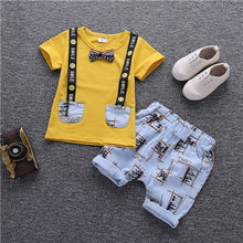 Load image into Gallery viewer, Baby Boy Clothes Summer Children Clothing Cartoon 2018 New Kids Cotton Cute  Sets Baby Boy Outfit Costumes Baby Clothing Set