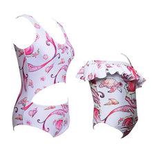 Load image into Gallery viewer, mother and daughter swimsuit mommy and me swimwear bikini family matching clothes outfits look mom mum baby dresses clothing