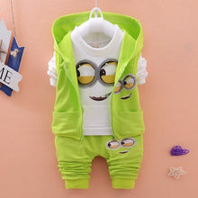 Load image into Gallery viewer, Hot style 2018 spring baby girls boys suits mignon / newborn clothing set kids vest + shirt + pants 3 pcs. sets children suits