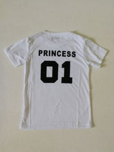 Load image into Gallery viewer, Family Look Short sleeved T-shirt Father Son Mother and Daughter Clothes 01 King Queen Prince Princess Family Matching Outfits