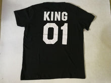 Load image into Gallery viewer, Family Look Short sleeved T-shirt Father Son Mother and Daughter Clothes 01 King Queen Prince Princess Family Matching Outfits