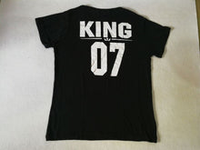 Load image into Gallery viewer, Family Look Short sleeved T-shirt Father Son Mother and Daughter Clothes 01 King Queen Prince Princess Family Matching Outfits
