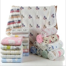 Load image into Gallery viewer, Cotton Miracle Baby Towel Newborn Muslin Thick Child Blanket Swaddling Towel Infant Baby Bedding Receiving Blankets 80*80cm