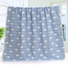 Load image into Gallery viewer, Cotton Miracle Baby Towel Newborn Muslin Thick Child Blanket Swaddling Towel Infant Baby Bedding Receiving Blankets 80*80cm