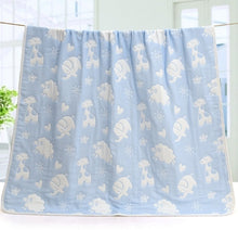Load image into Gallery viewer, Cotton Miracle Baby Towel Newborn Muslin Thick Child Blanket Swaddling Towel Infant Baby Bedding Receiving Blankets 80*80cm