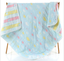 Load image into Gallery viewer, Cotton Miracle Baby Towel Newborn Muslin Thick Child Blanket Swaddling Towel Infant Baby Bedding Receiving Blankets 80*80cm