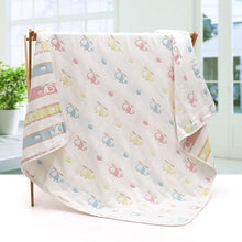 Load image into Gallery viewer, Cotton Miracle Baby Towel Newborn Muslin Thick Child Blanket Swaddling Towel Infant Baby Bedding Receiving Blankets 80*80cm