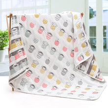 Load image into Gallery viewer, Cotton Miracle Baby Towel Newborn Muslin Thick Child Blanket Swaddling Towel Infant Baby Bedding Receiving Blankets 80*80cm
