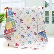 Load image into Gallery viewer, Cotton Miracle Baby Towel Newborn Muslin Thick Child Blanket Swaddling Towel Infant Baby Bedding Receiving Blankets 80*80cm
