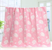 Load image into Gallery viewer, Cotton Miracle Baby Towel Newborn Muslin Thick Child Blanket Swaddling Towel Infant Baby Bedding Receiving Blankets 80*80cm