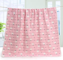 Load image into Gallery viewer, Cotton Miracle Baby Towel Newborn Muslin Thick Child Blanket Swaddling Towel Infant Baby Bedding Receiving Blankets 80*80cm