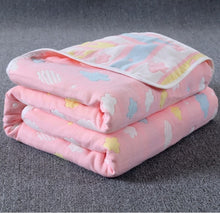 Load image into Gallery viewer, Cotton Miracle Baby Towel Newborn Muslin Thick Child Blanket Swaddling Towel Infant Baby Bedding Receiving Blankets 80*80cm