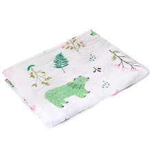 Load image into Gallery viewer, [simfamily] 1Pc Muslin 100% Cotton Baby Swaddles Soft Newborn Blankets Bath Gauze Infant Wrap sleepsack Stroller cover Play Mat