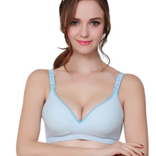 Load image into Gallery viewer, Cotton Maternity Nursing Bra Pregnant Women Sleeping Bras Wire Free Pregnancy Breastfeeding Soutien Gorge Allaitement Underwear