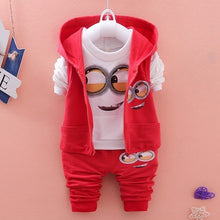 Load image into Gallery viewer, Hot style 2018 spring baby girls boys suits mignon / newborn clothing set kids vest + shirt + pants 3 pcs. sets children suits