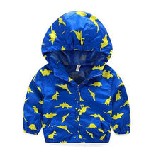 Load image into Gallery viewer, COOTELILI 80-120cm Spring Autumn Dinosaur Windbreaker Kids Jacket Boys Outerwear Coat Hooded Baby Clothing For Boys