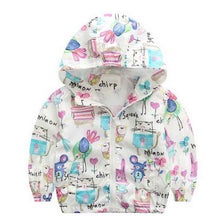 Load image into Gallery viewer, COOTELILI 80-120cm Spring Autumn Dinosaur Windbreaker Kids Jacket Boys Outerwear Coat Hooded Baby Clothing For Boys