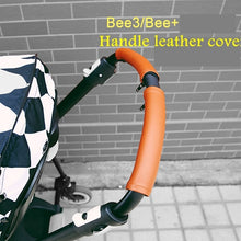 Load image into Gallery viewer, bugaboo Baby Stroller Handle Accessories Leather Protective Case Cover For Handrail fit Bugaboo bee/bee 3 bee plus Pram Armrest