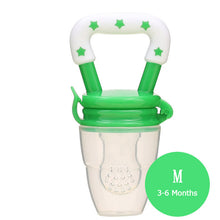 Load image into Gallery viewer, Newborn Food Supplement Baby Bottle Feeding Fruit Vegetable Feeder Baby Pacifier For Fruit Portable Nipples Chupeta Feed Kid