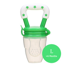 Load image into Gallery viewer, Newborn Food Supplement Baby Bottle Feeding Fruit Vegetable Feeder Baby Pacifier For Fruit Portable Nipples Chupeta Feed Kid