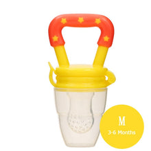 Load image into Gallery viewer, Newborn Food Supplement Baby Bottle Feeding Fruit Vegetable Feeder Baby Pacifier For Fruit Portable Nipples Chupeta Feed Kid