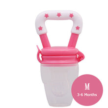Load image into Gallery viewer, Newborn Food Supplement Baby Bottle Feeding Fruit Vegetable Feeder Baby Pacifier For Fruit Portable Nipples Chupeta Feed Kid