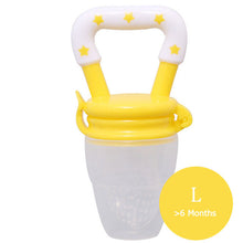 Load image into Gallery viewer, Newborn Food Supplement Baby Bottle Feeding Fruit Vegetable Feeder Baby Pacifier For Fruit Portable Nipples Chupeta Feed Kid