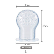 Load image into Gallery viewer, Newborn Food Supplement Baby Bottle Feeding Fruit Vegetable Feeder Baby Pacifier For Fruit Portable Nipples Chupeta Feed Kid