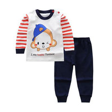 Load image into Gallery viewer, 2019 Winter Baby Boy Clothing Sets Elephant Boys Clothes Infant Sweatshirt + Pants Suit ZJS00014